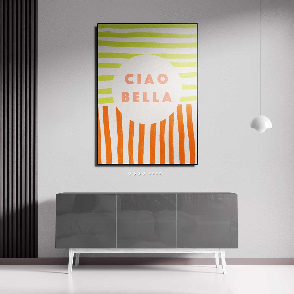 Ciao Bella – modern portret kunstwerk van WallArtistic