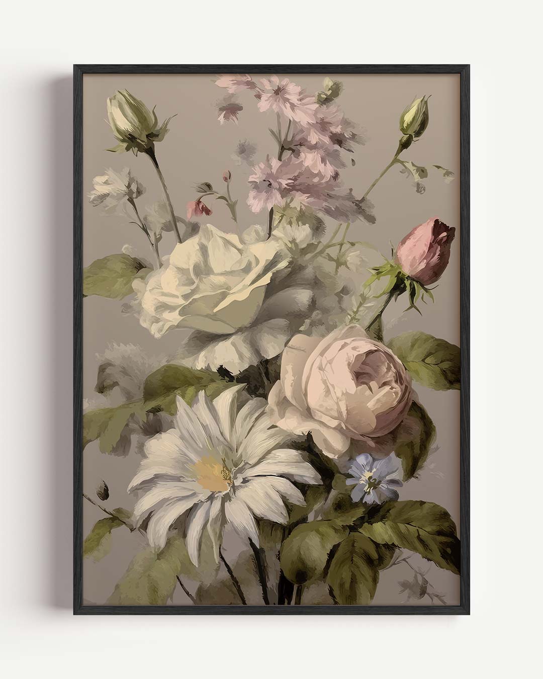 Romantische Bloemenpracht – bloemen portret poster als wanddecoratie