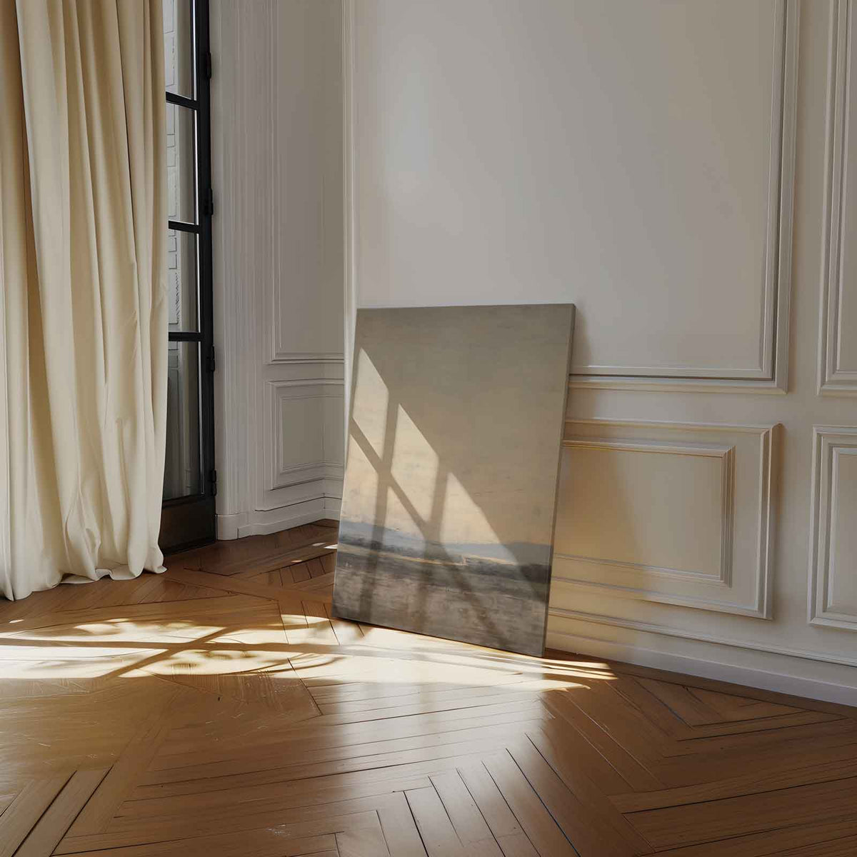 Rustgevende Landschap – staand kunstwerk voor modern interieur