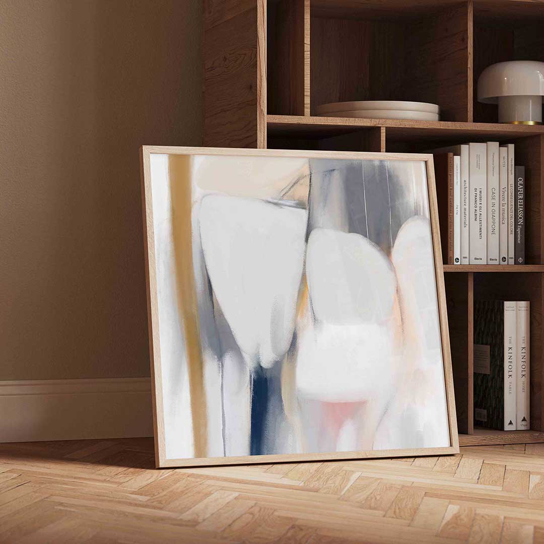 Abstracte vormen – moderne wandkunst met kleur en vormen als poster