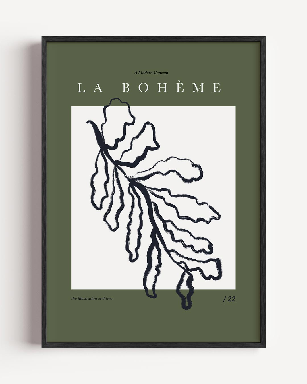La Bohème Botanische – bloemen portret poster als wanddecoratie