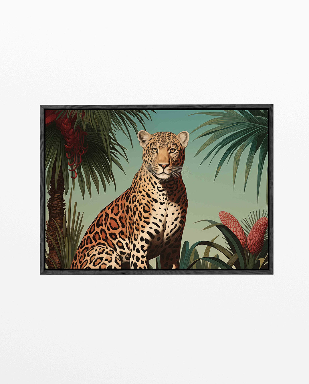 Jungle dierportret – liggend jungle kunstwerk