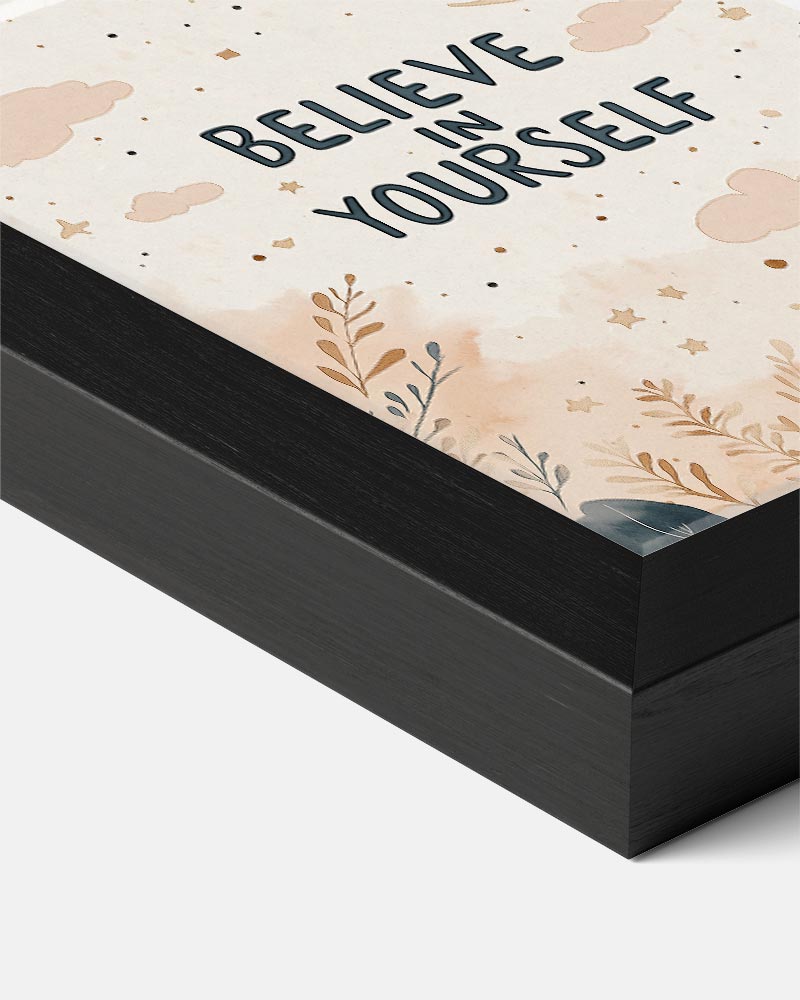 Inspirerende Poster - Believe in Yourself – kids portret poster, afbeelding 7