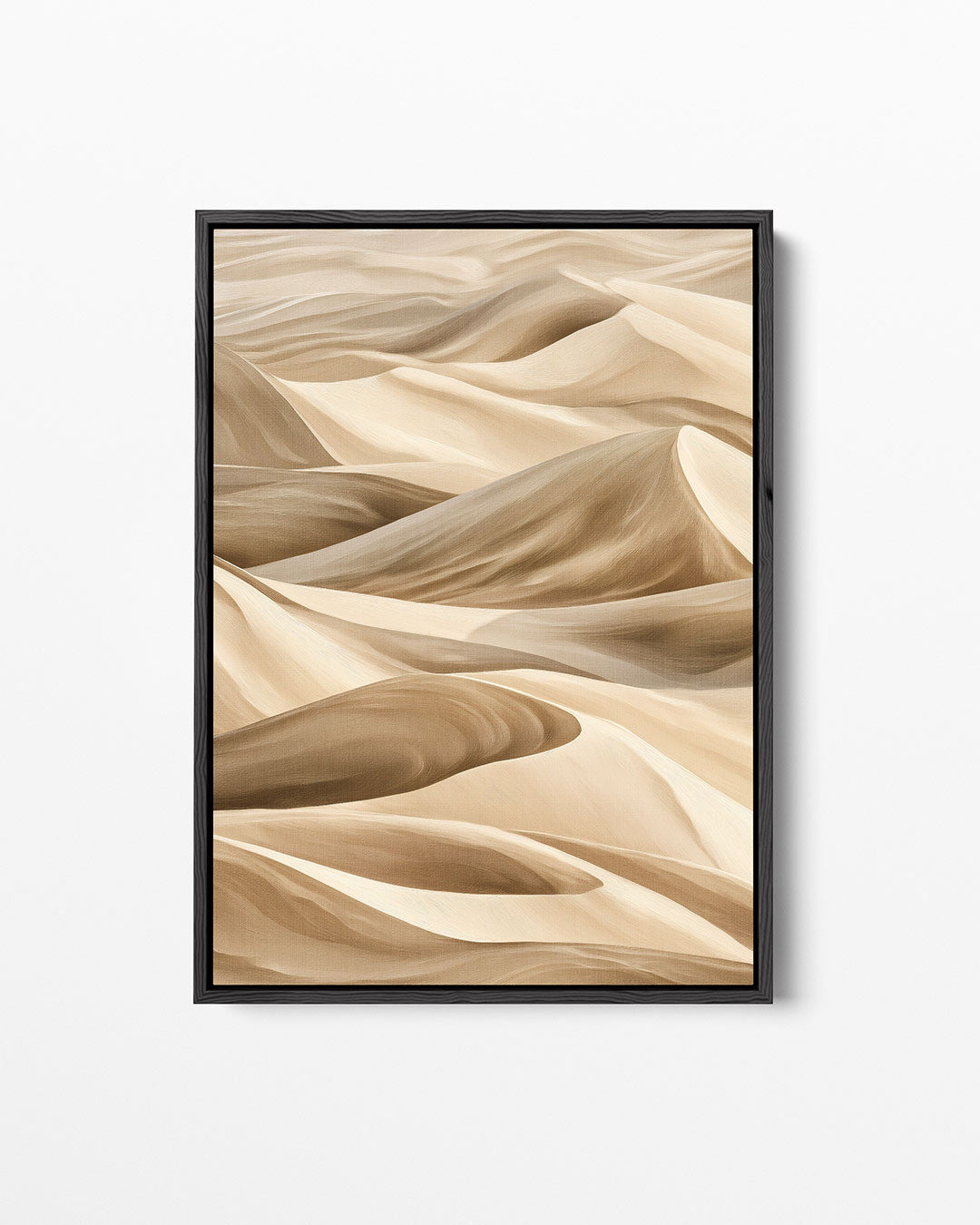 Golvende zandduinen – staand wanddecoratie kunstwerk