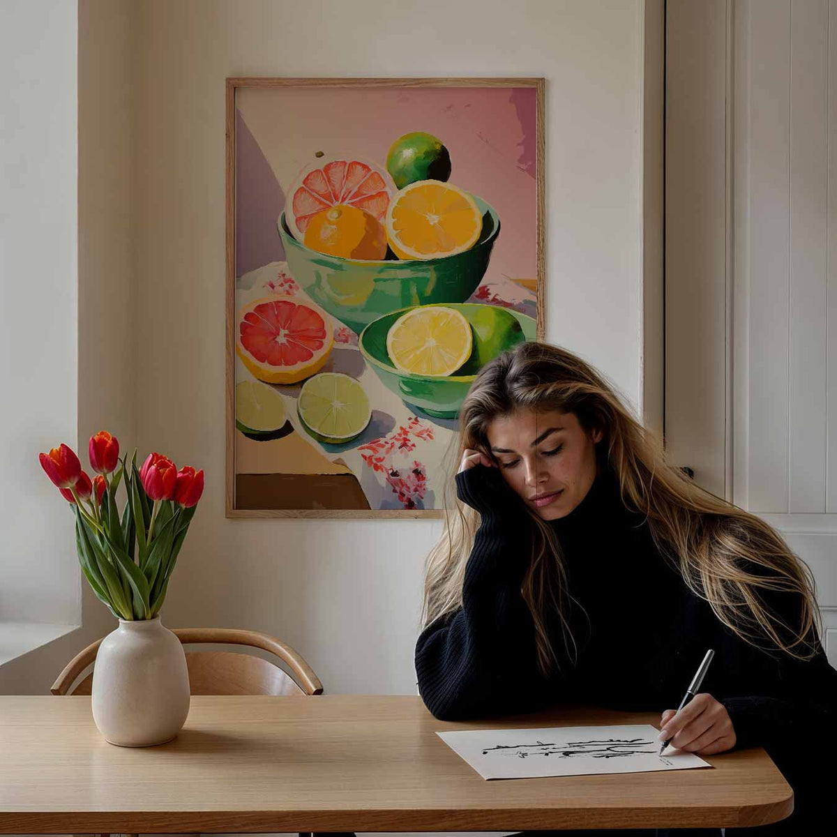 Kleurrijke Vruchtenpracht – keuken portret poster, afbeelding 7
