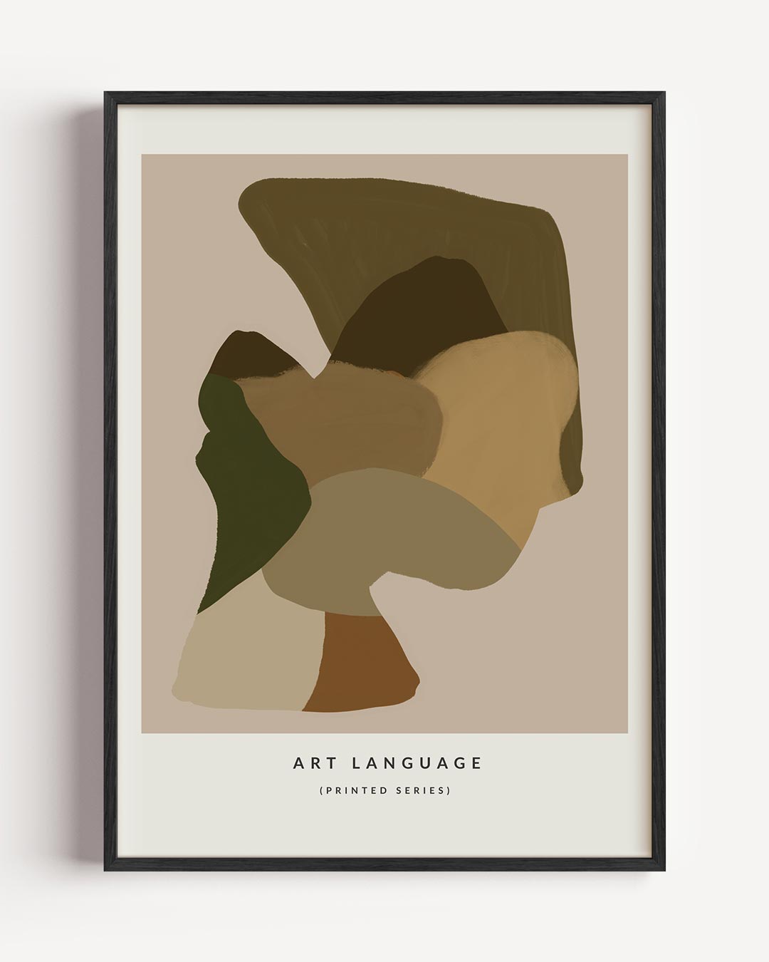 Abstracte Harmonie – keuken portret poster als wanddecoratie