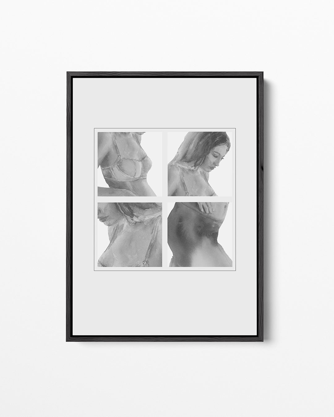 Sensuele lijnenspel – staand wanddecoratie kunstwerk