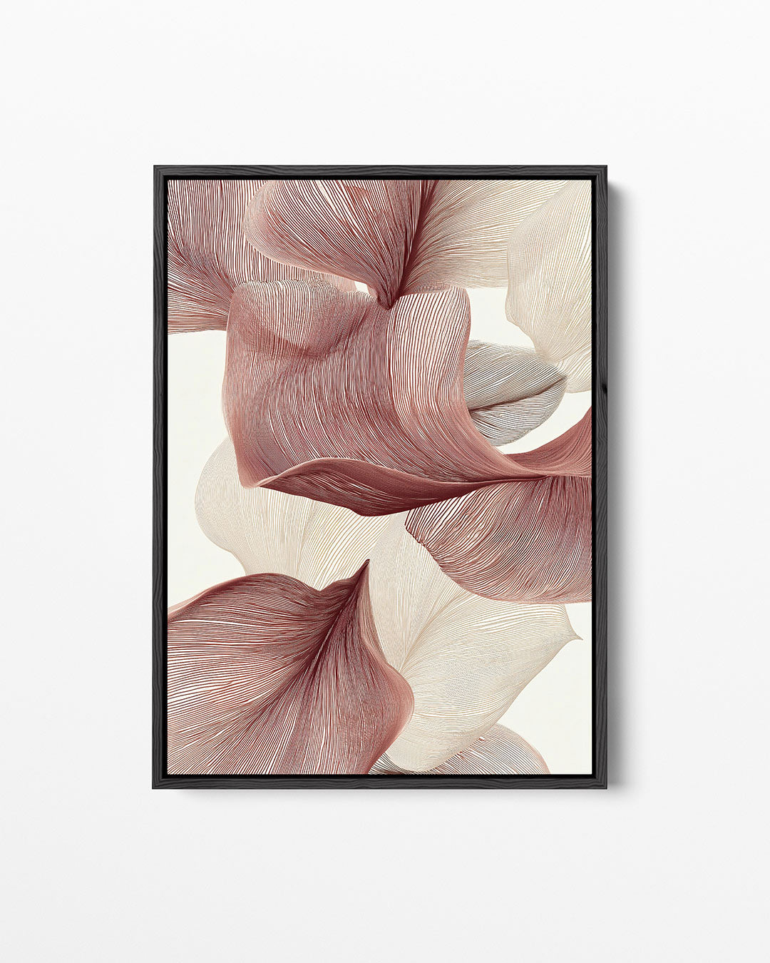 Organische lijnen – staand wanddecoratie kunstwerk