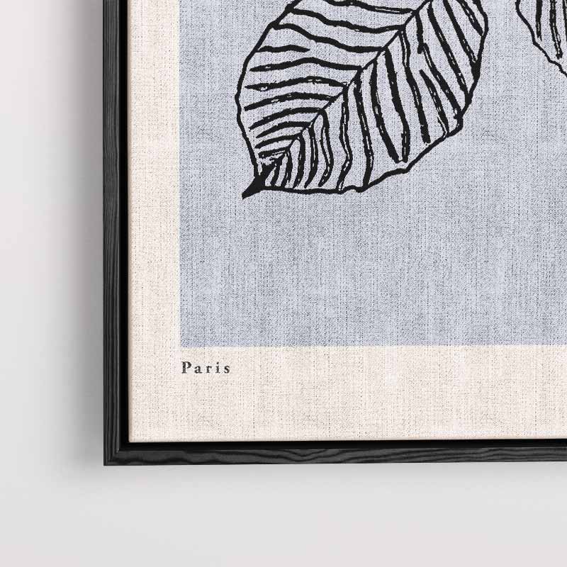 Botanische Bladeren Kunstprint – plexiglas kunstwerk als wanddecoratie