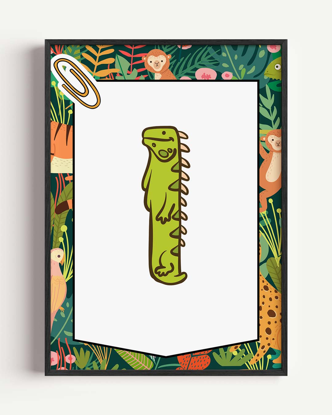 Dierenvrienden Jungle-Poster – kids portret poster als wanddecoratie