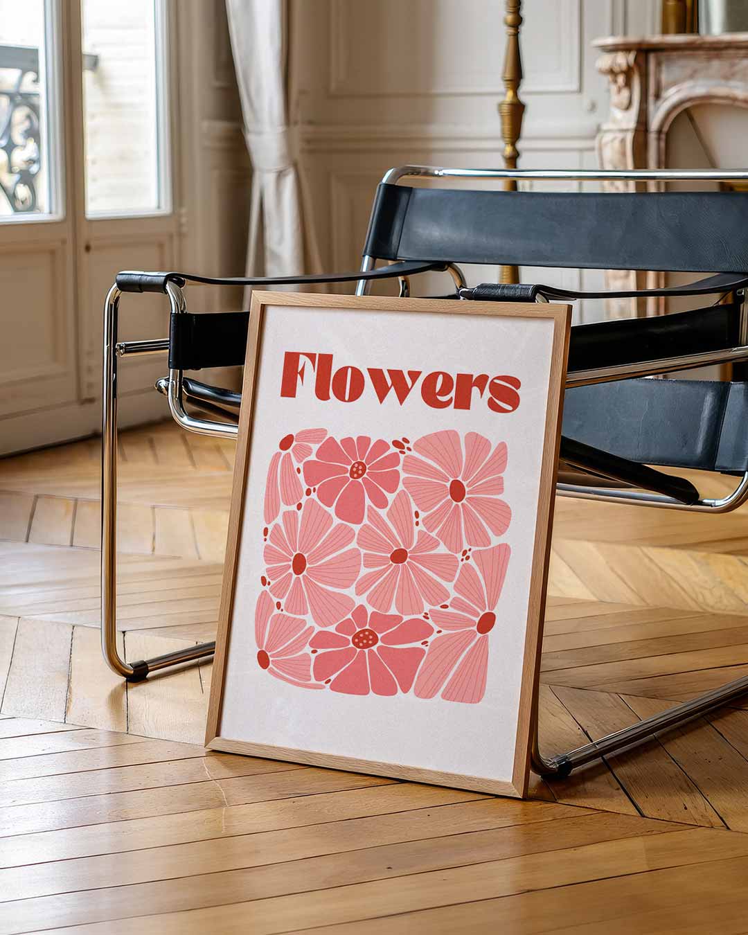 Bloemenpracht – urban poster in staand formaat