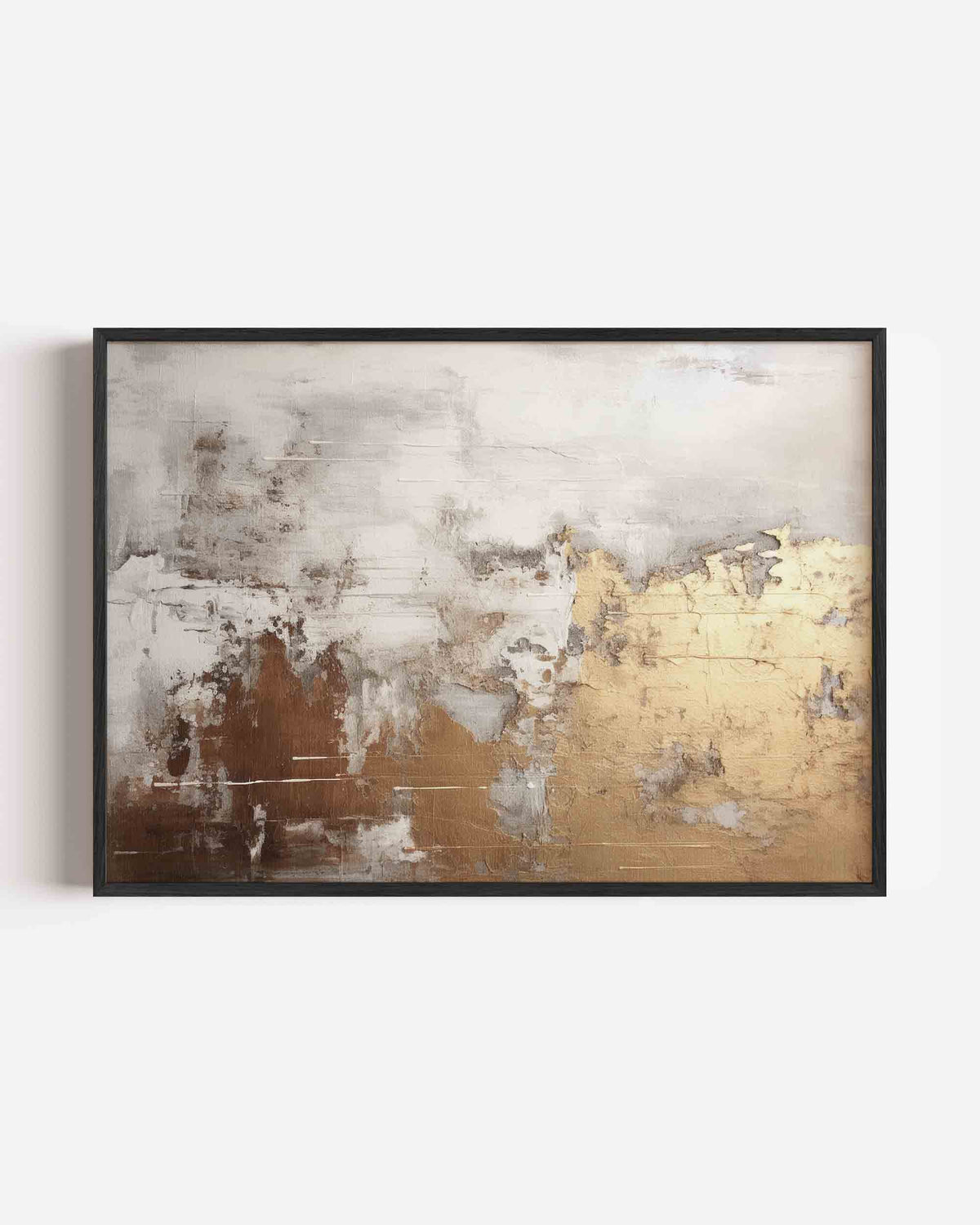 Abstracte textuur – abstracte landscape poster als wanddecoratie