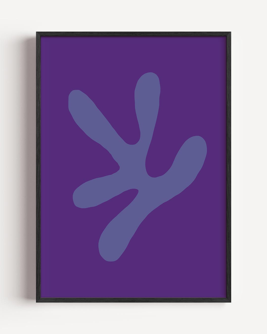 Moderne Abstracte Kunstposter – kleurrijke abstracte portret poster als wanddecoratie