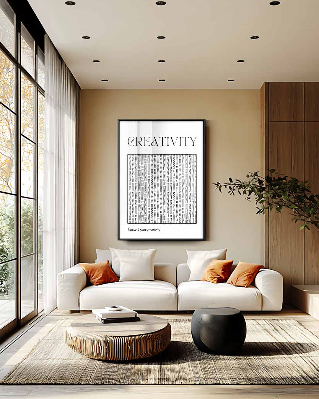 Creatieve Inspiratie Poster – canvas wanddecoratie in portret formaat