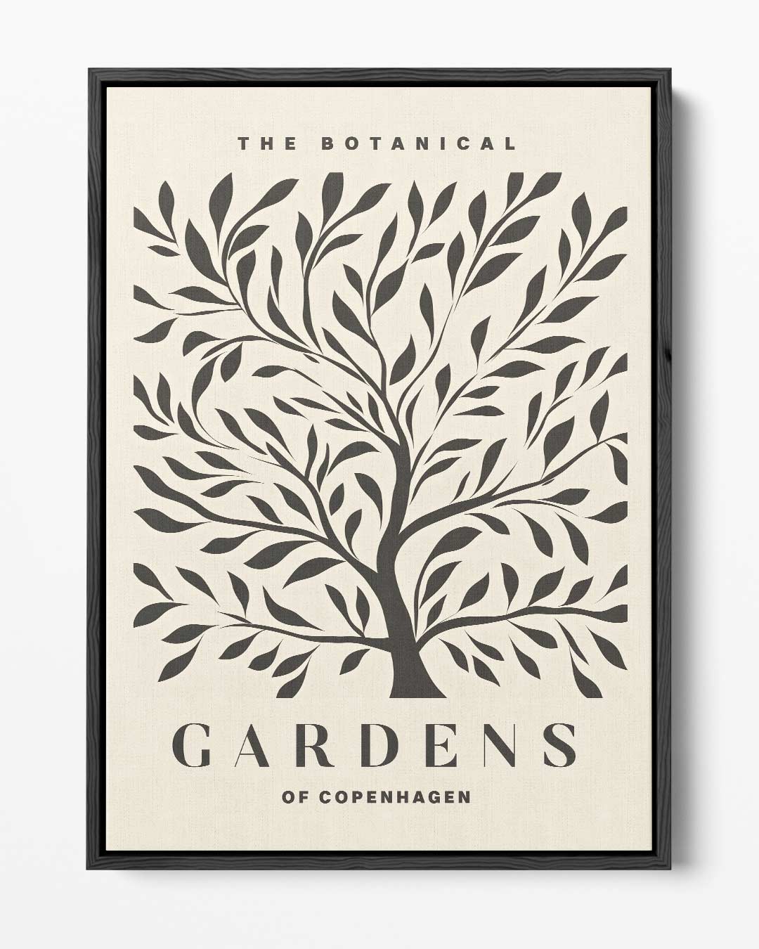 Botanische Tuin Kopenhagen Poster – portret kunstwerk als wanddecoratie