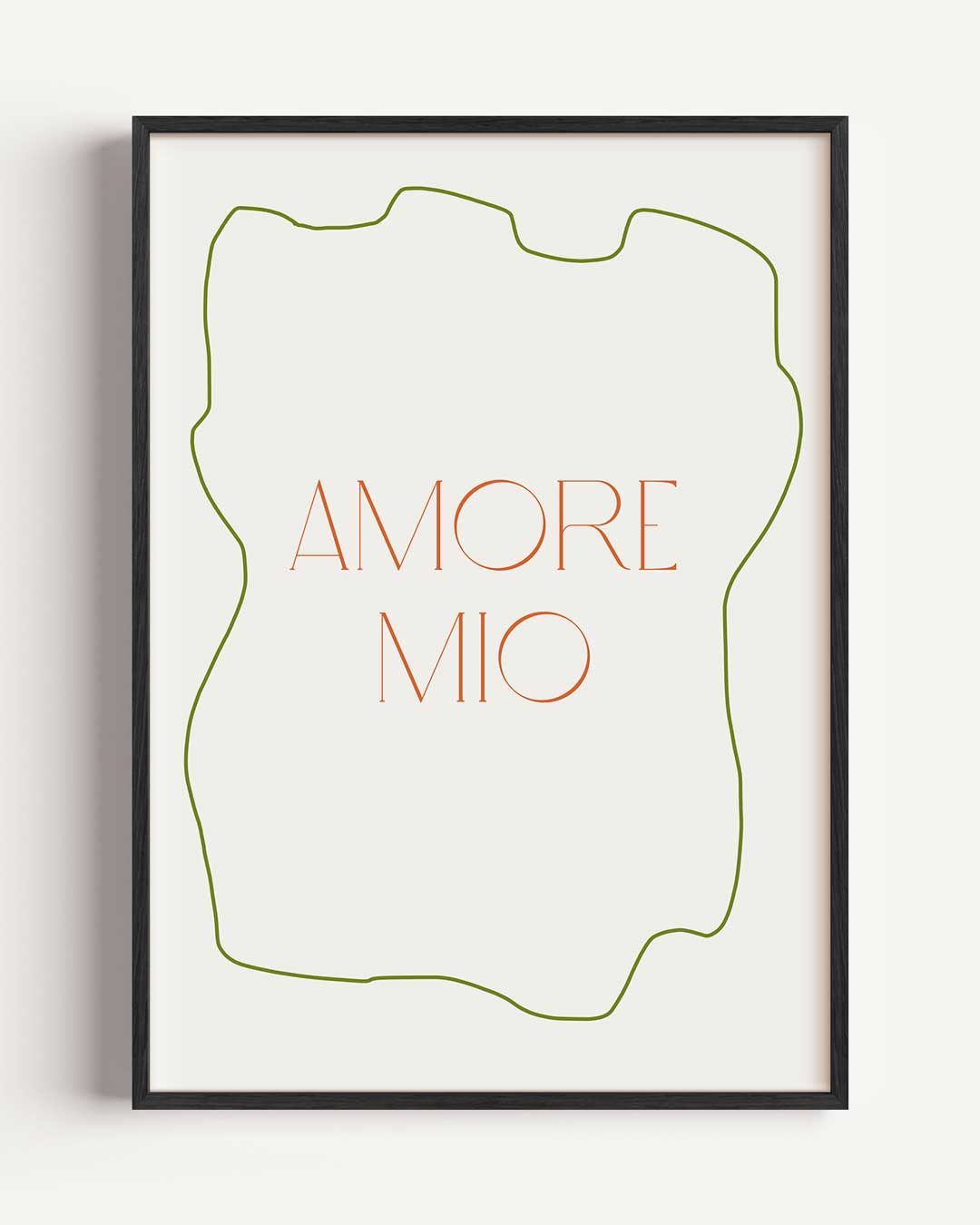 Amore Mio Wanddecoratie – La Dolce Vita portret poster als wanddecoratie