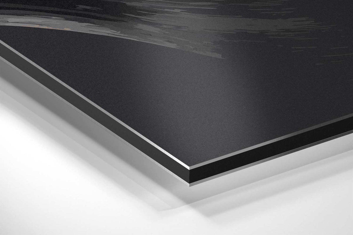 Organische Stroom van Contrast – canvas kunstwerk als wanddecoratie