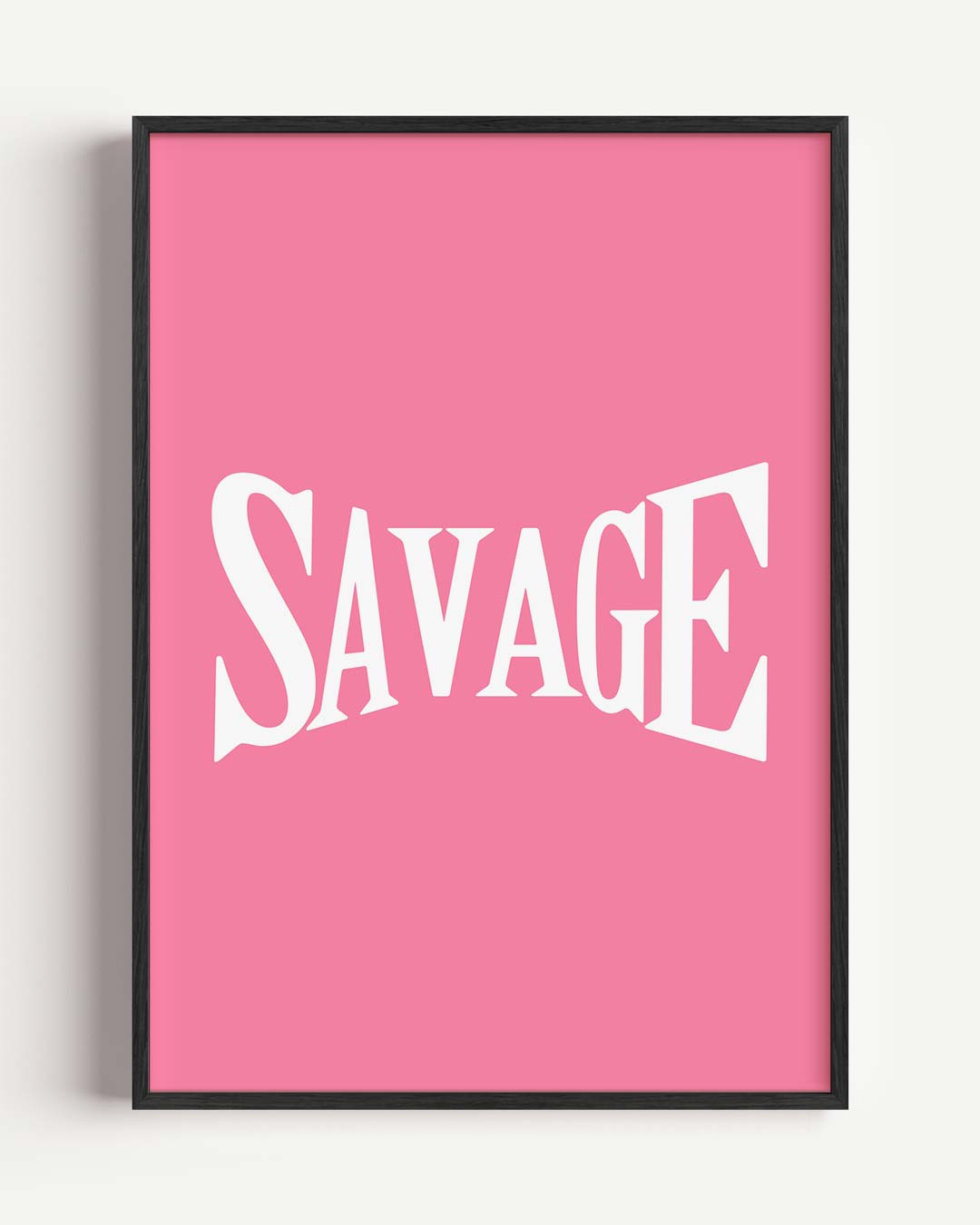 Savage Vibes – Popart en Streetart portret poster als wanddecoratie