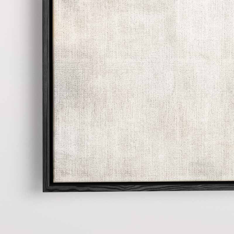"Subtiele Witte Harmonie" – staand kunstwerk voor modern interieur