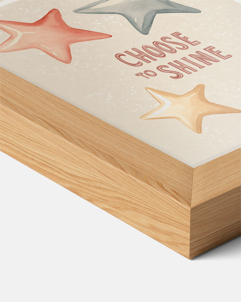 Inspirerende Sterren – kids poster als vrolijke staande wanddecoratie