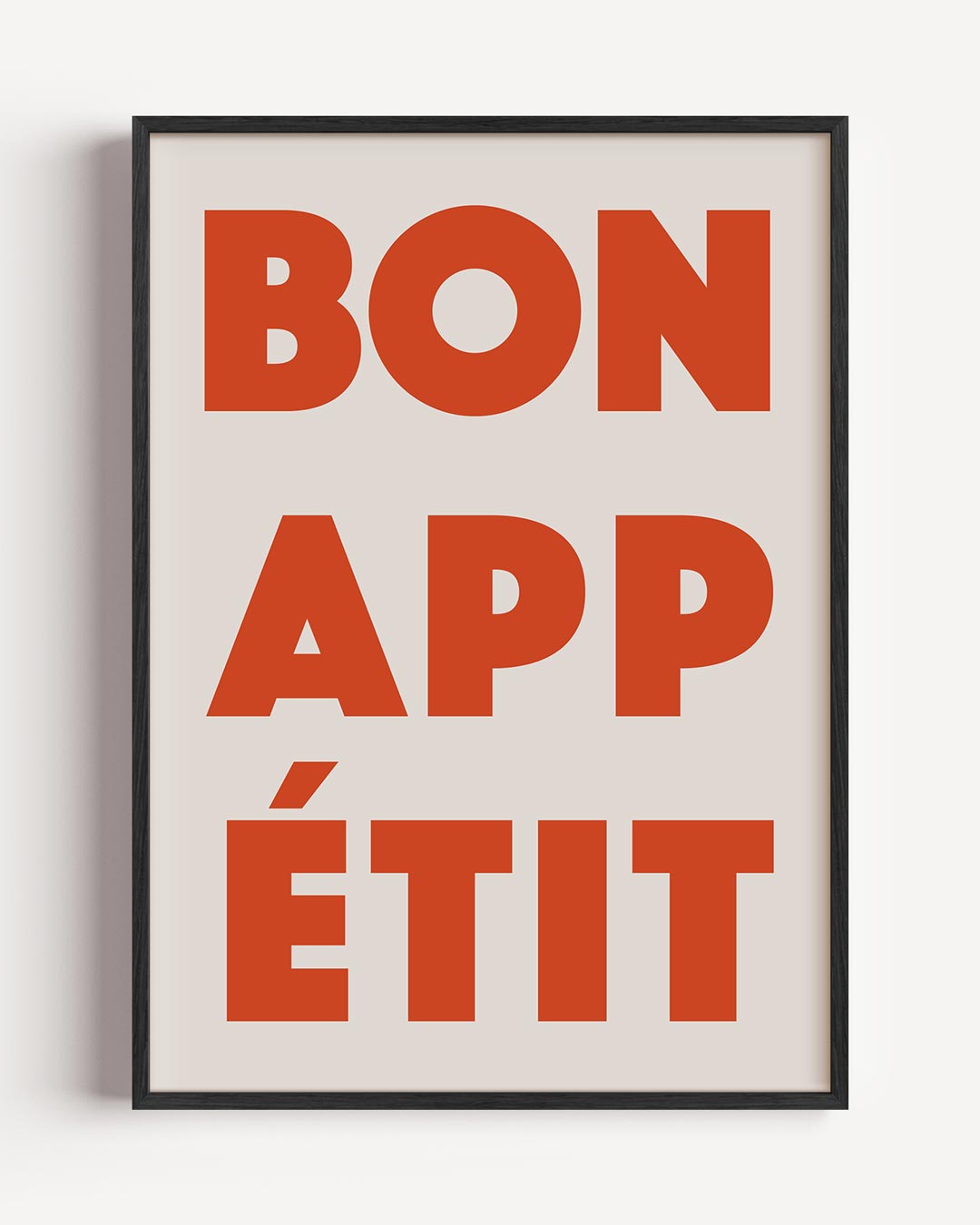 Bon Appétit Keukenposter – keuken portret poster als wanddecoratie