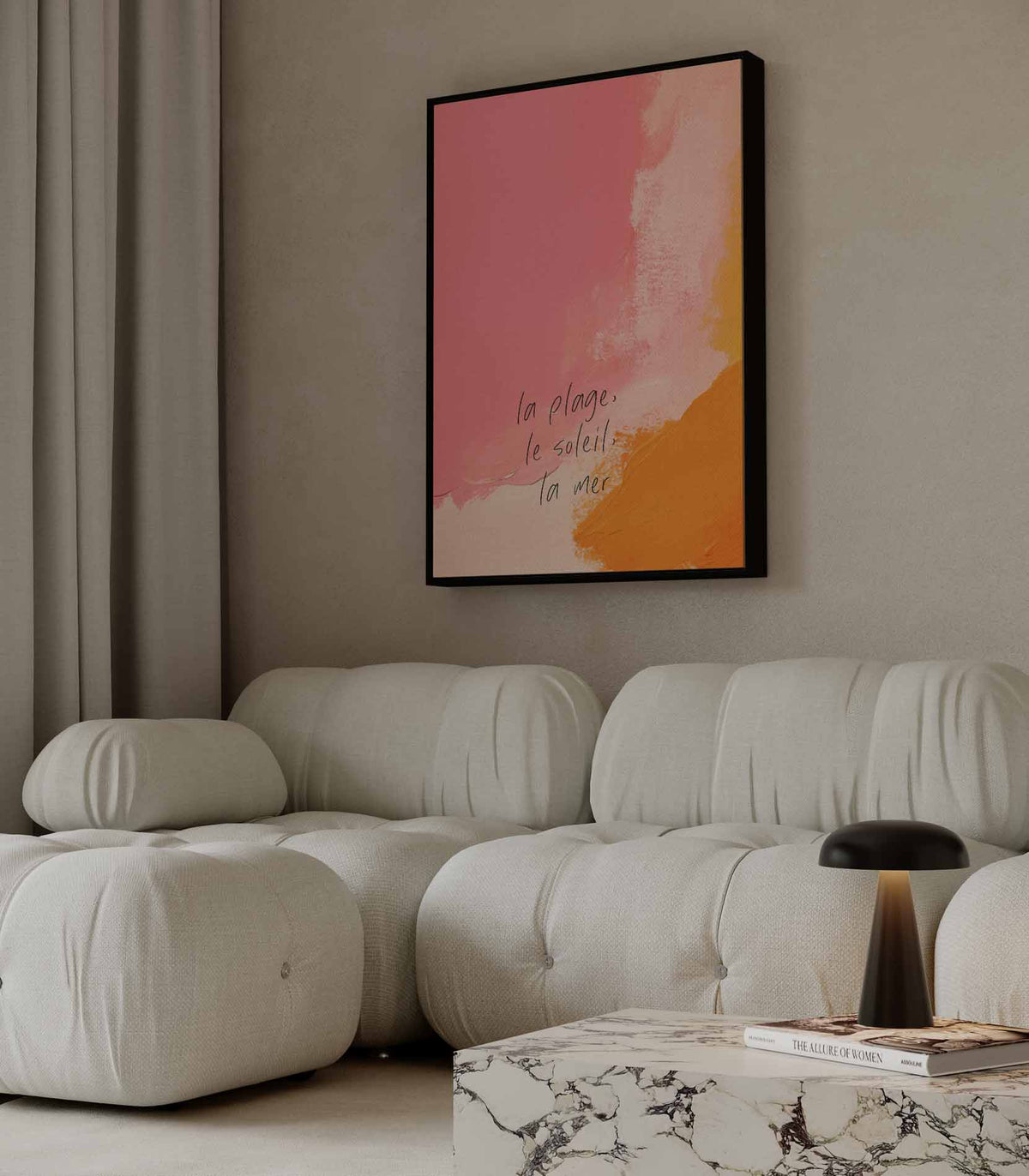 Kleurrijke Stranddroom – canvas kunstwerk als wanddecoratie