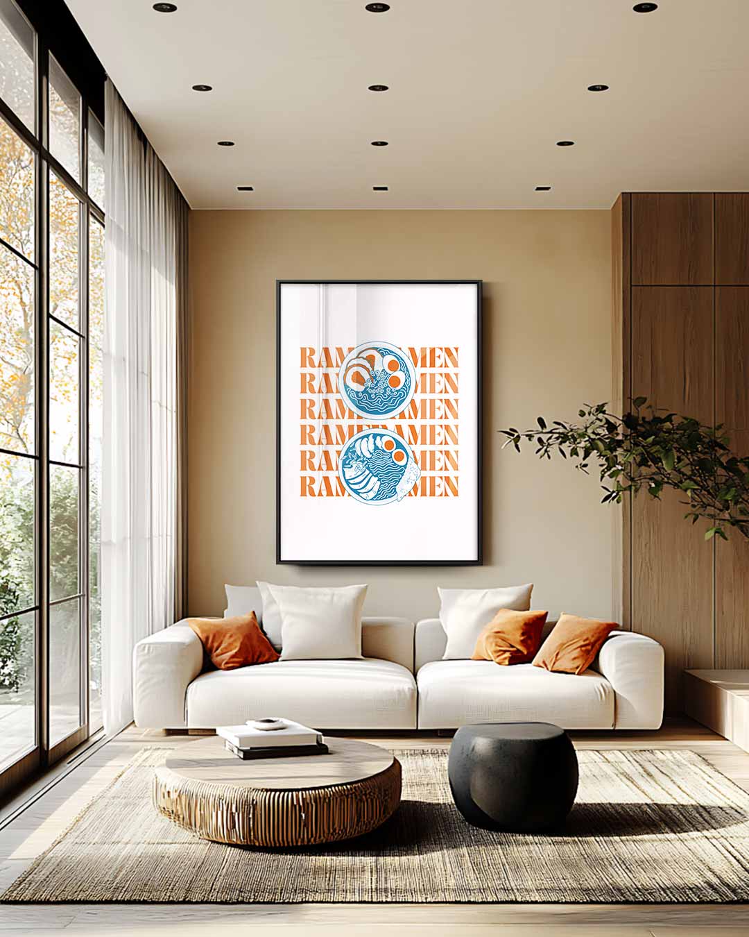Ramen Delight Poster – plexiglas wanddecoratie in portret formaat
