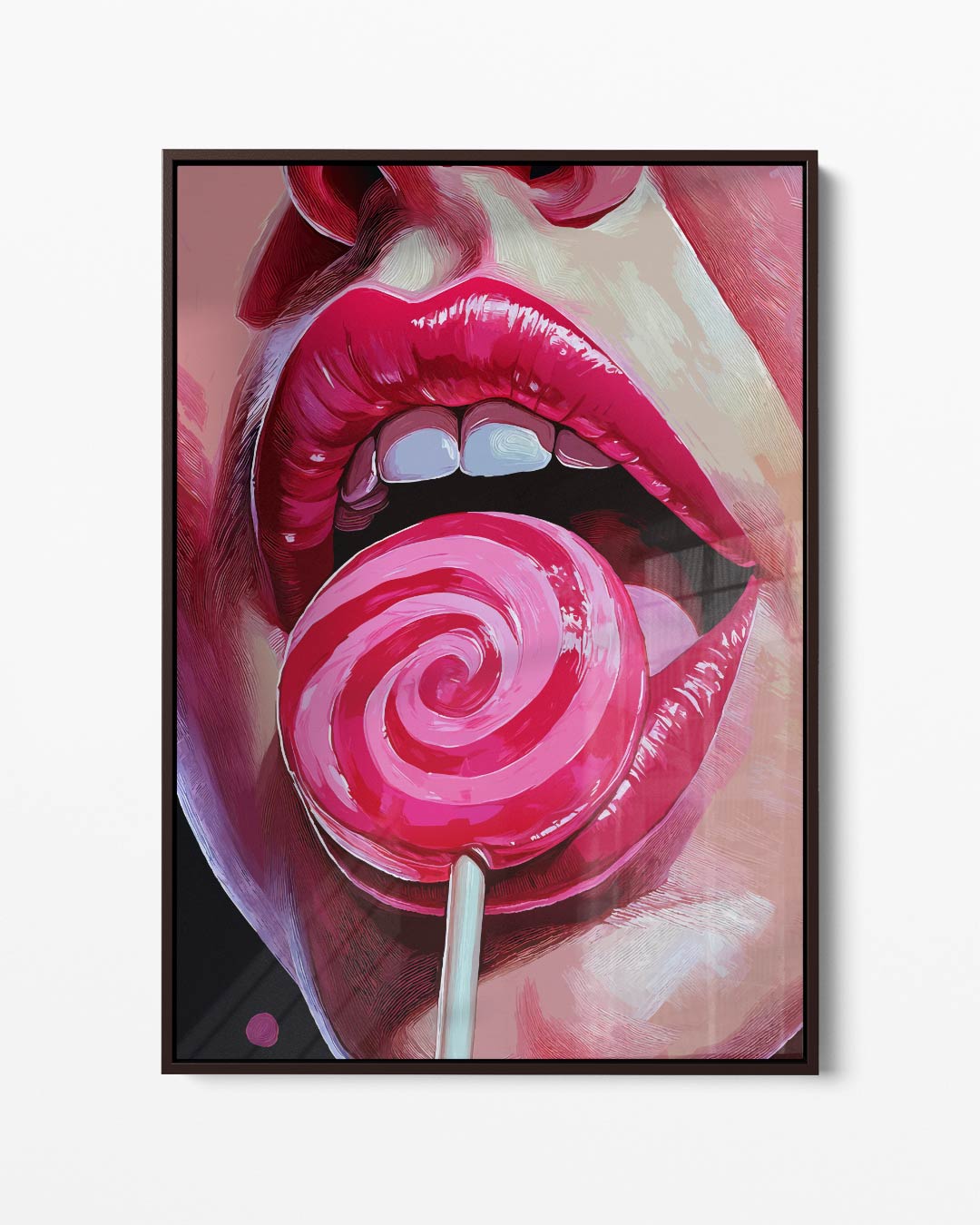 Zoet Verlangen – portret kunstwerk als wanddecoratie