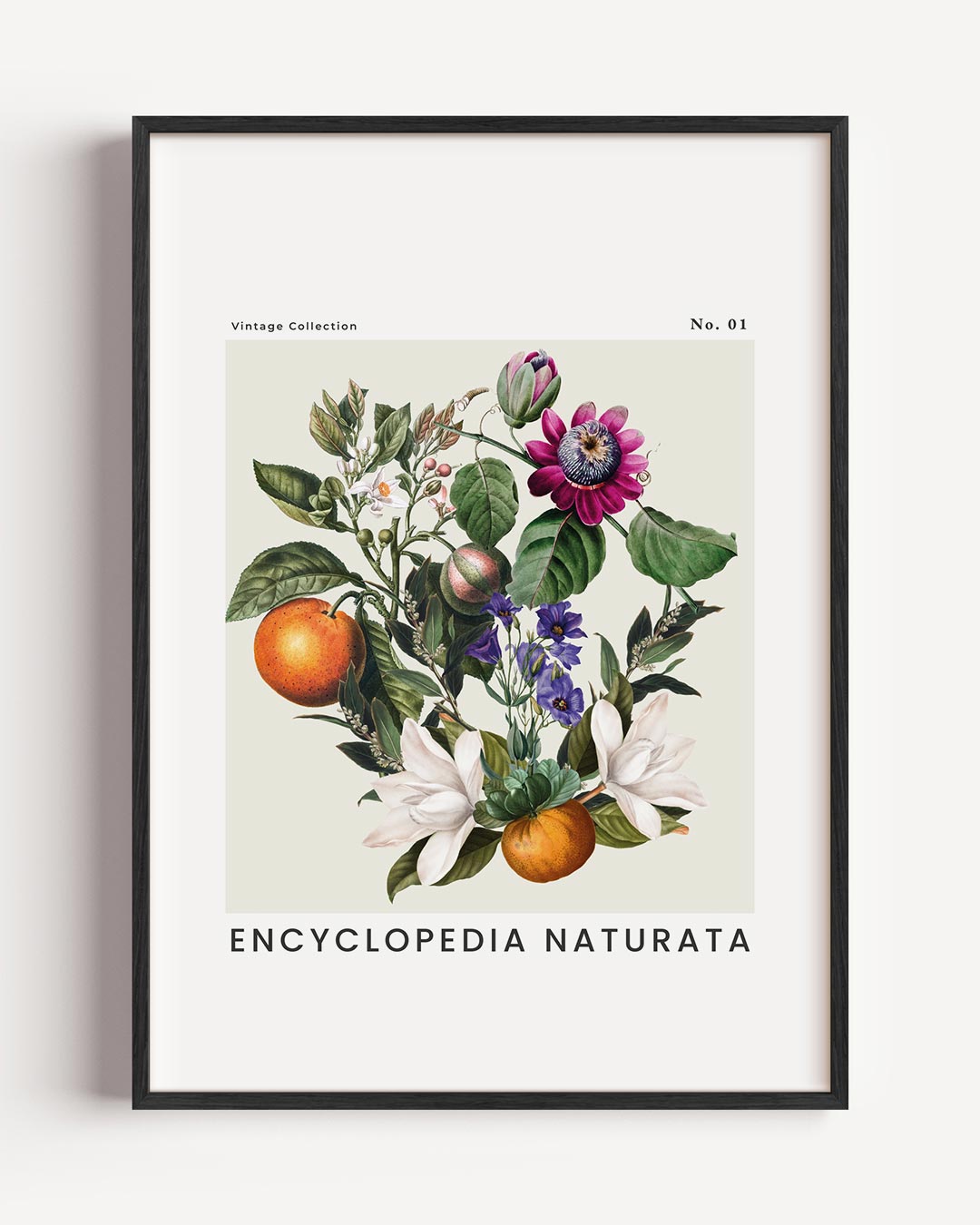 Vintage Bloemenpracht – botanische portret poster als wanddecoratie