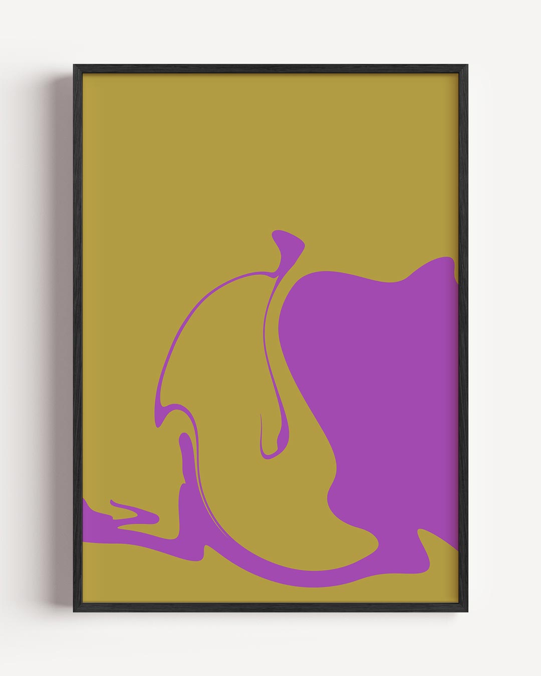 Vrolijke Abstracte Kleurspetters – kleurrijke abstracte portret poster als wanddecoratie