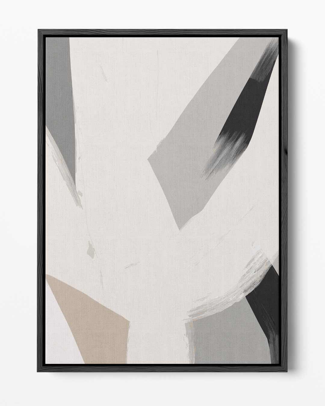 Elegante Abstractie – portret kunstwerk als wanddecoratie