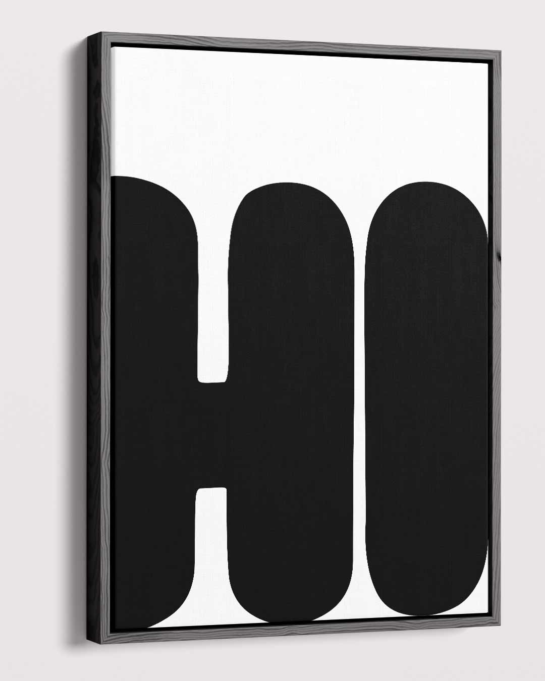 Moderne Typografie – staande wandkunst voor woonkamer of interieur