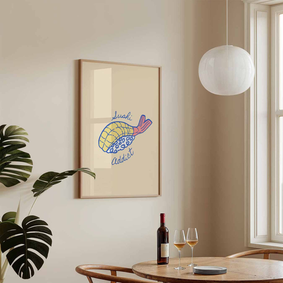 Sushi Addict – staande keuken wanddecoratie van WallArtistic