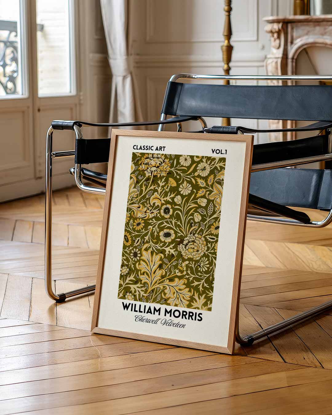Vintage Bloemenpracht – William Morris poster in staand formaat