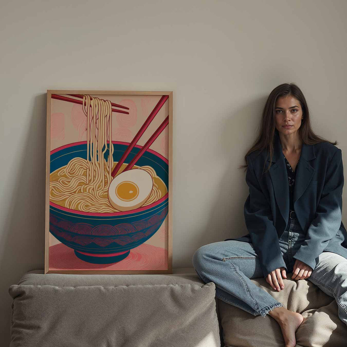 Ramen Noodles – staande keuken wanddecoratie van WallArtistic
