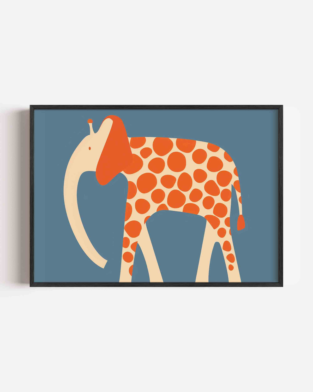 Olifant met stippen – landscape kinderposter als wanddecoratie