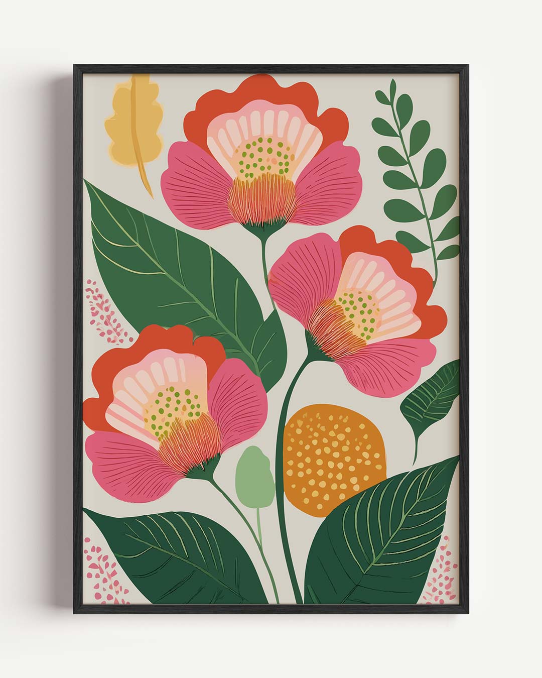 Bloemenpracht – bloemen portret poster als wanddecoratie