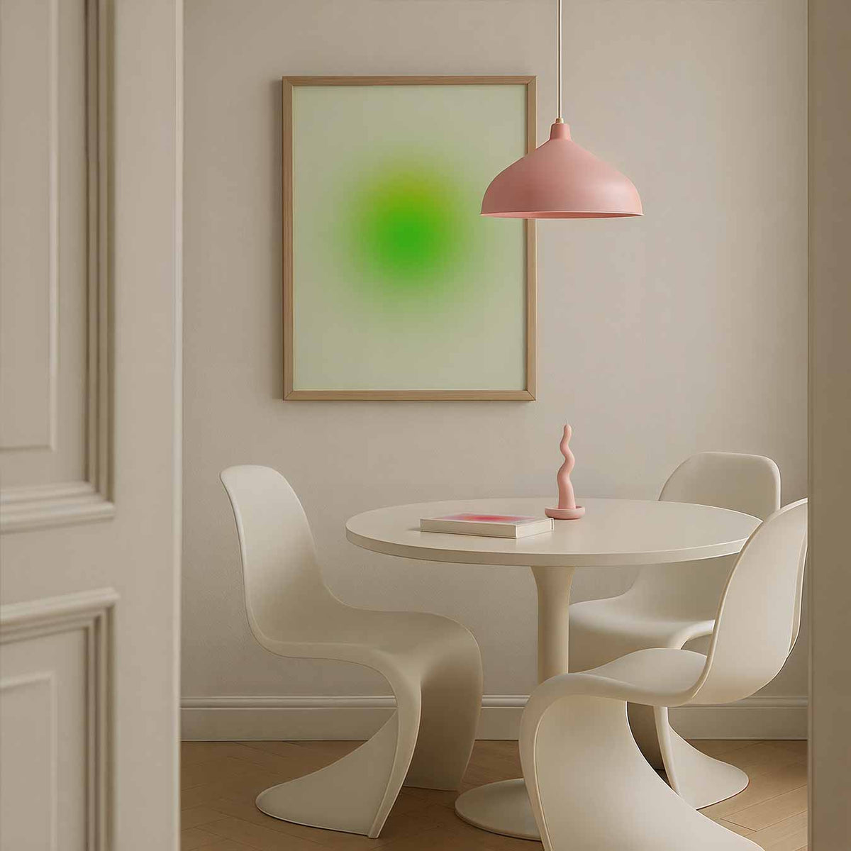 Groene Zen Cirkel – staande mindful wanddecoratie van WallArtistic