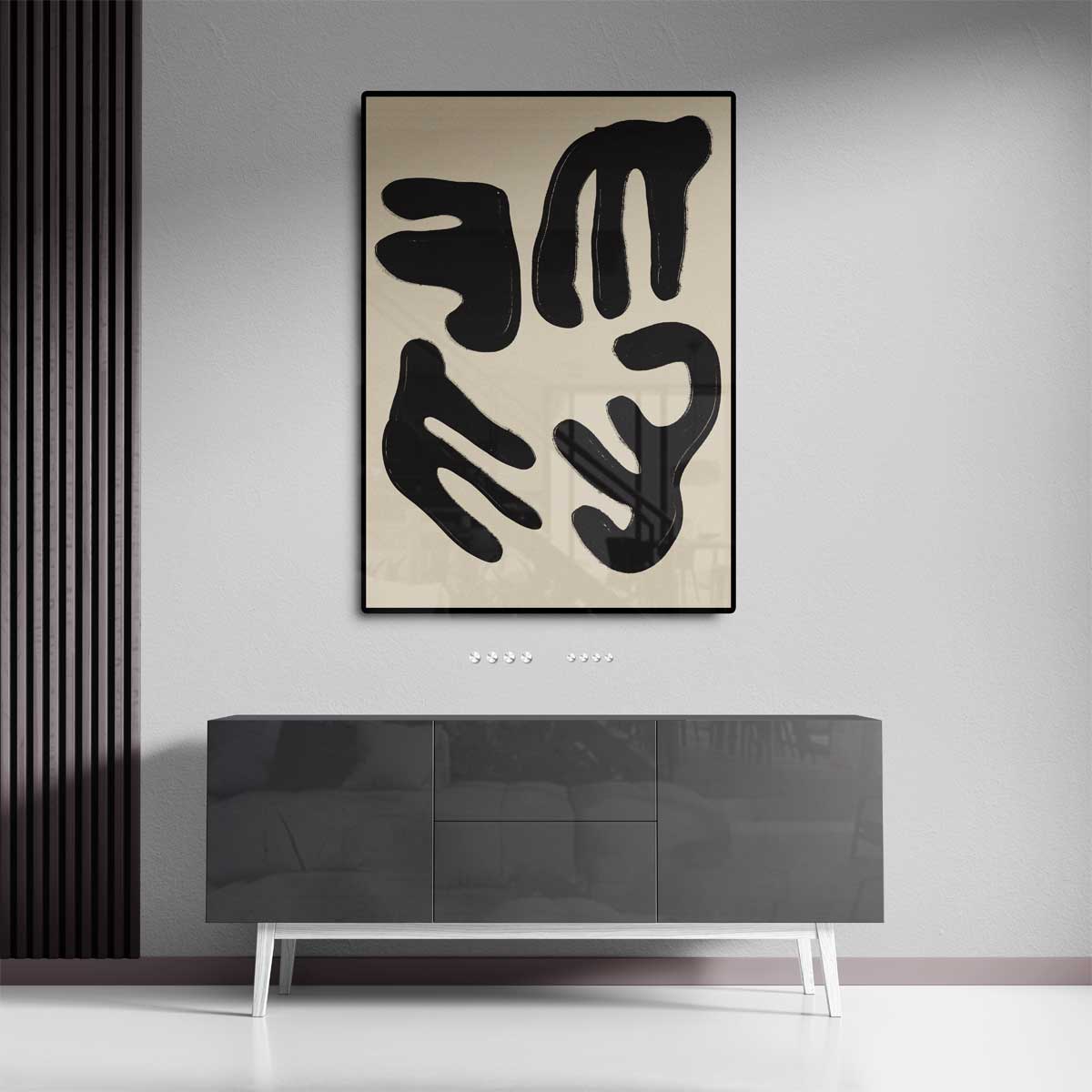 Vormen van Verbinding – staand kunstwerk voor modern interieur
