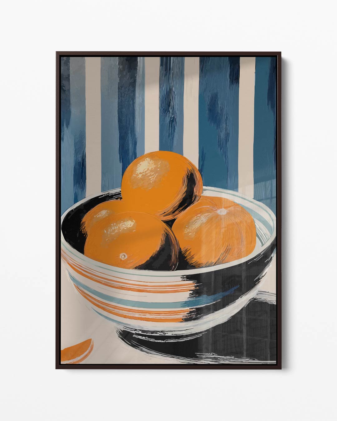 Nostalgische Stilleven met Sinaasappels – portret kunstwerk als wanddecoratie