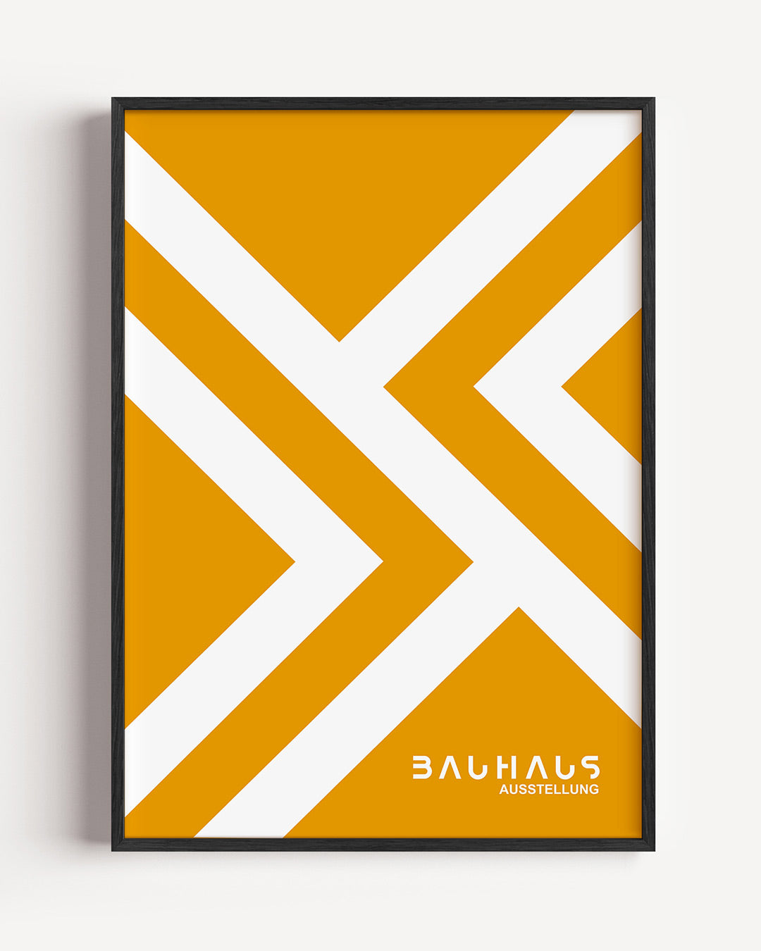 Lijnen en vlakken – staande Bauhaus poster als wanddecoratie