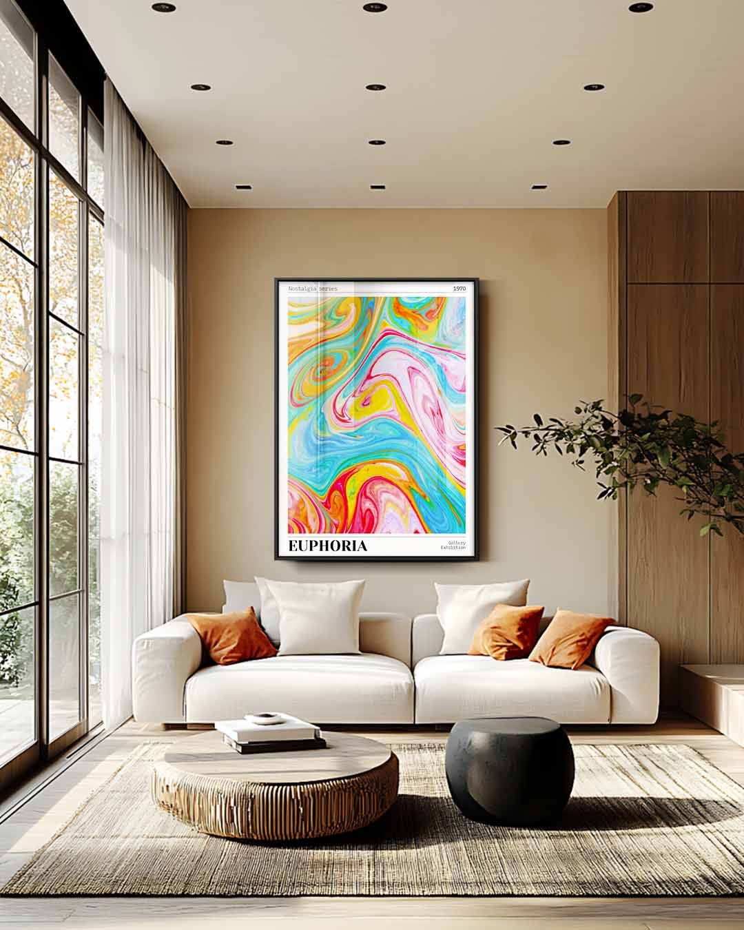 Euphoria – staand kunstwerk voor modern interieur