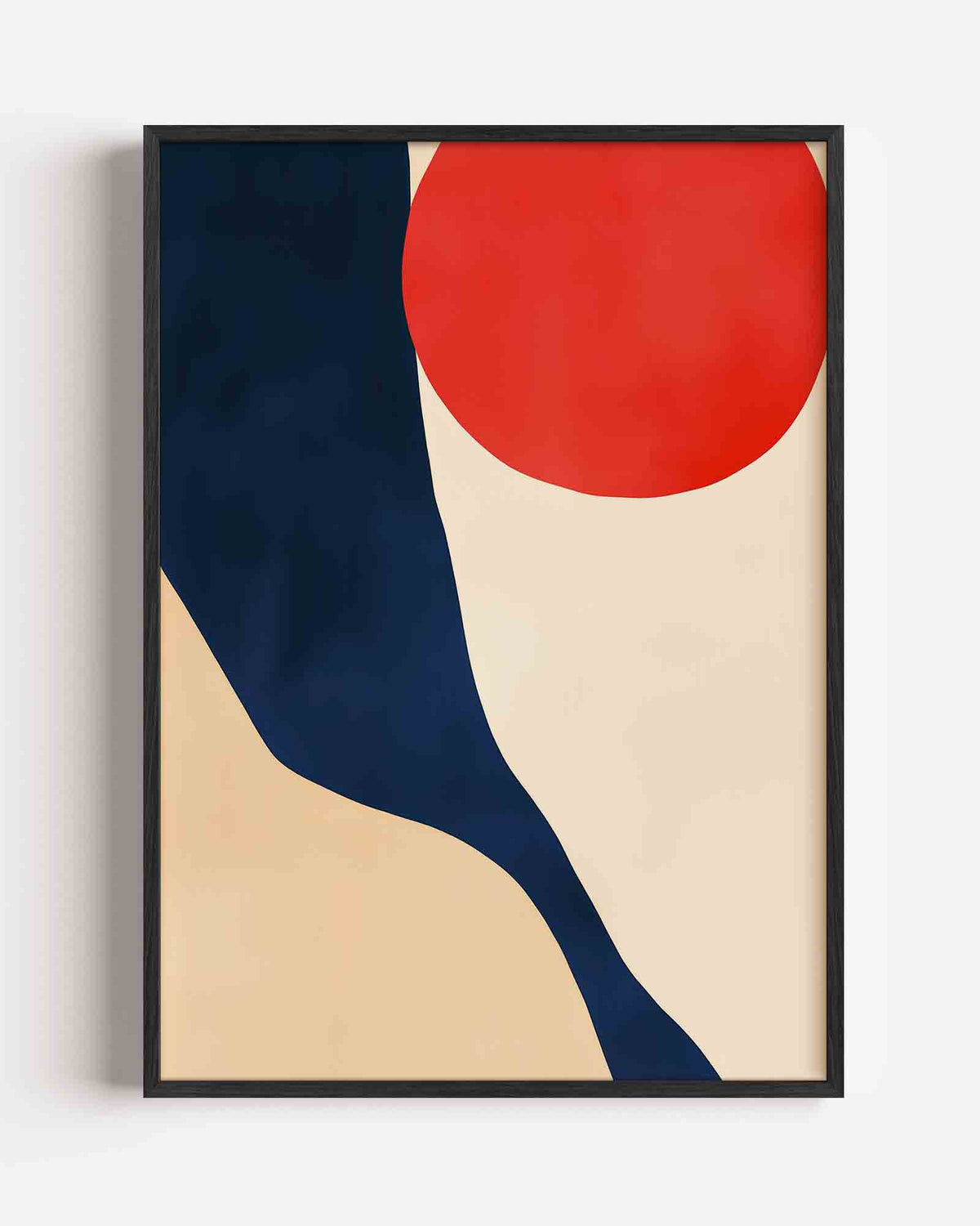 Abstracte vormen – moderne portret poster als wanddecoratie