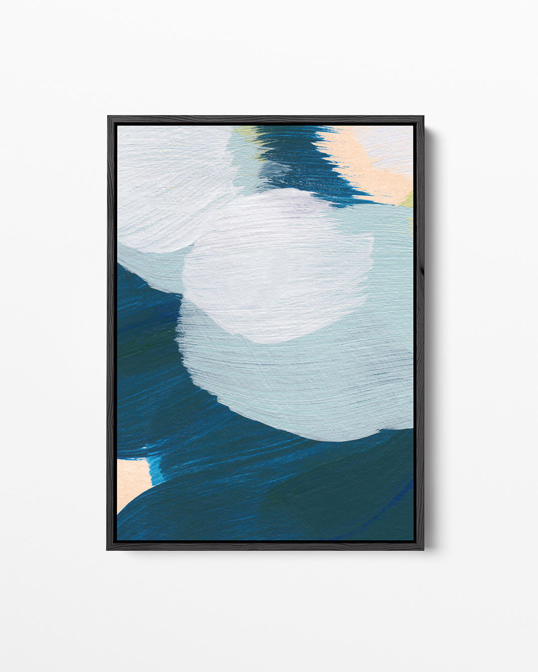 Organische kleurencompositie – staand wanddecoratie kunstwerk