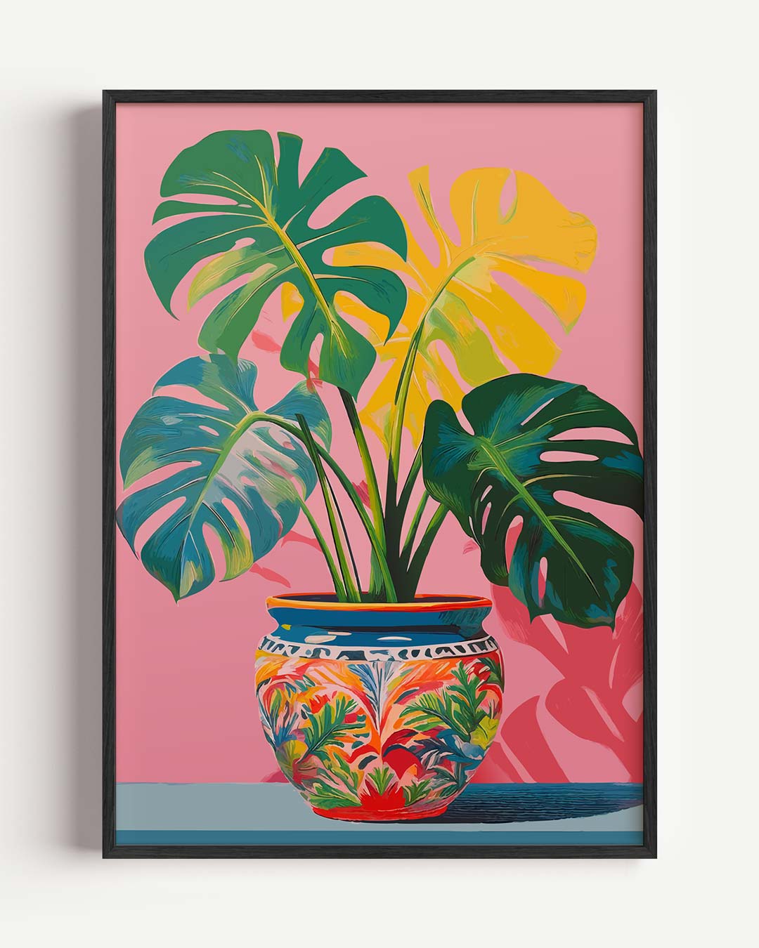 Botanische Elegantie – bloemen portret poster als wanddecoratie
