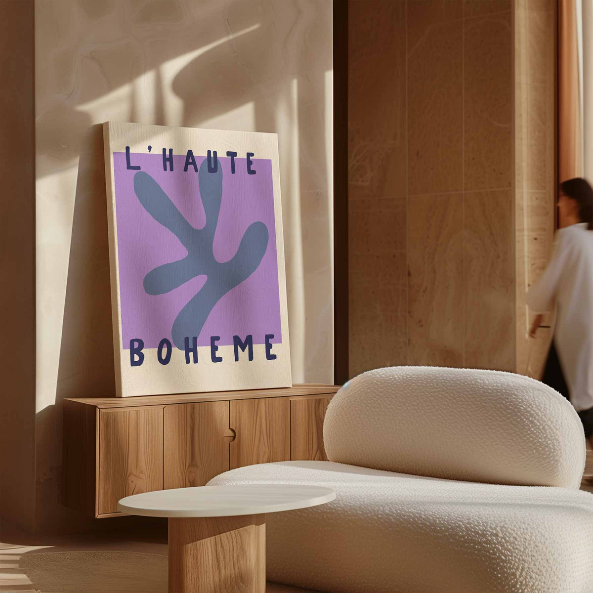 L'Haute Boheme Abstract Art – plexiglas wanddecoratie in portret formaat