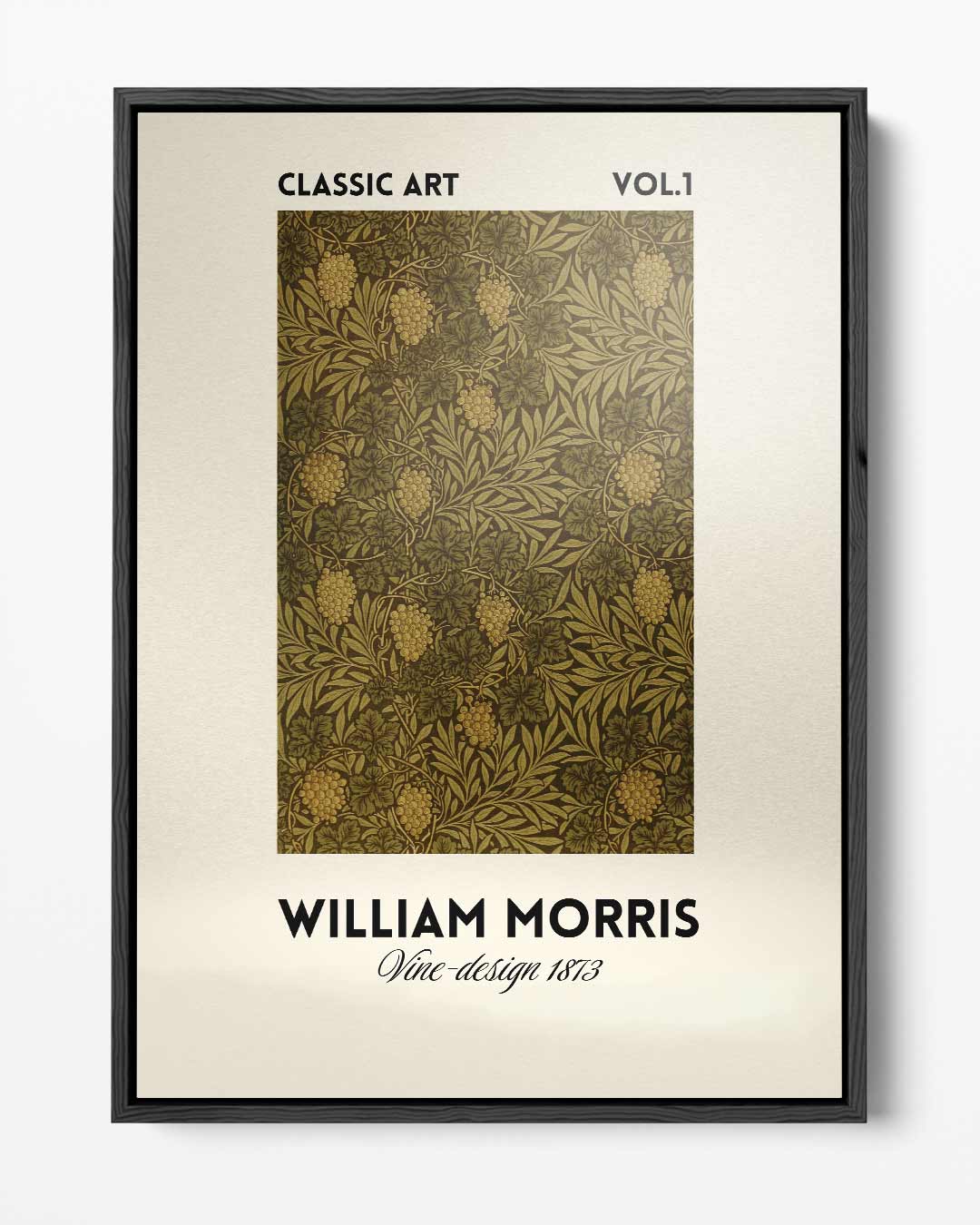 Klassiek Art Print - William Morris Vine Design – portret kunstwerk als wanddecoratie