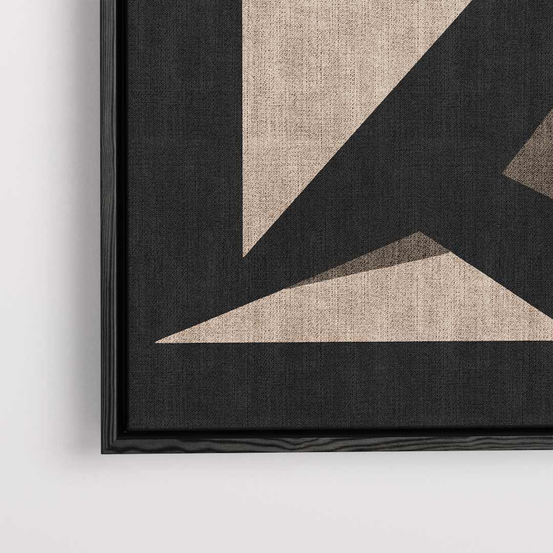 Abstract Geometrisch Schouwspel – dibond kunstwerk als wanddecoratie