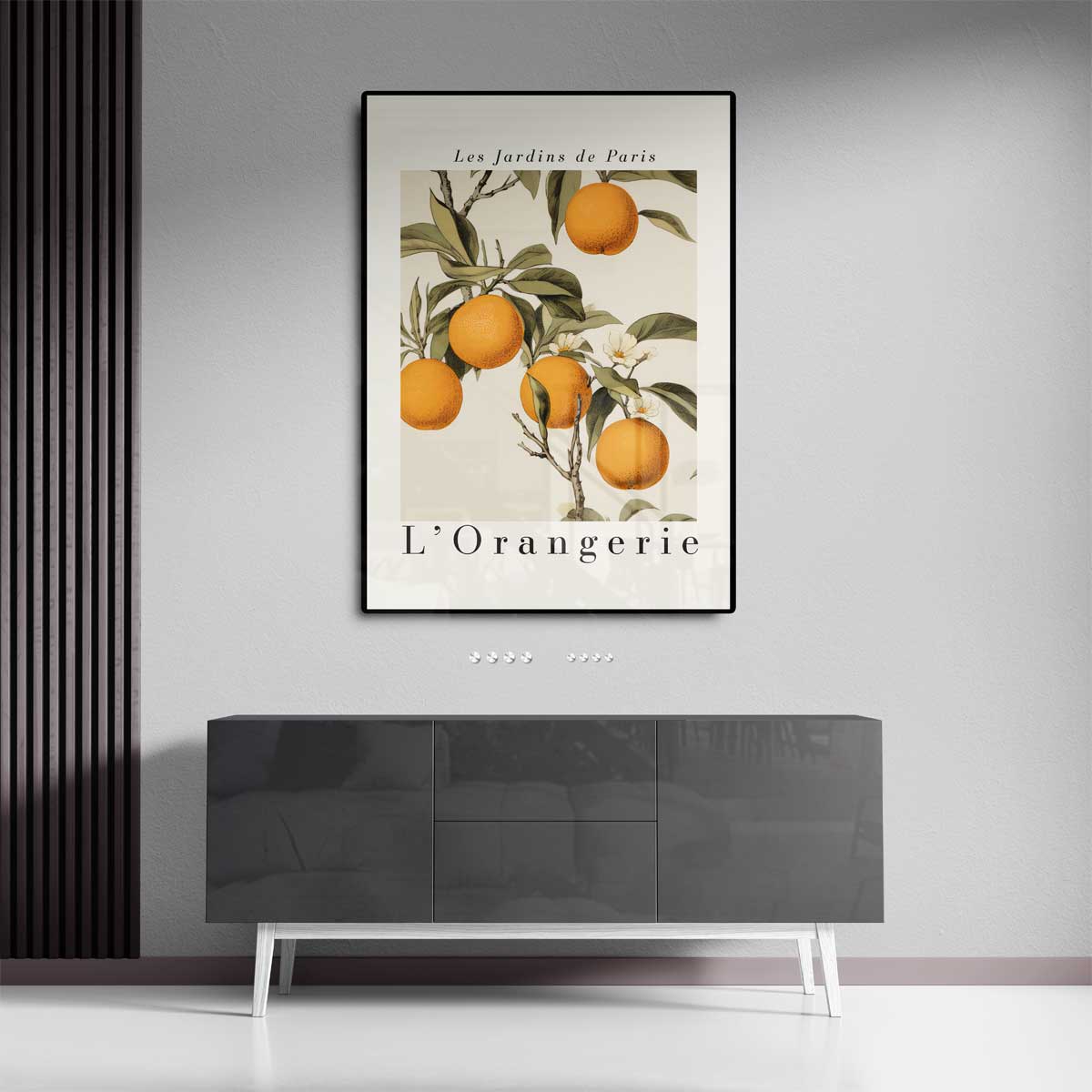 Les Jardins de Paris L'Orangerie – canvas kunstwerk als wanddecoratie