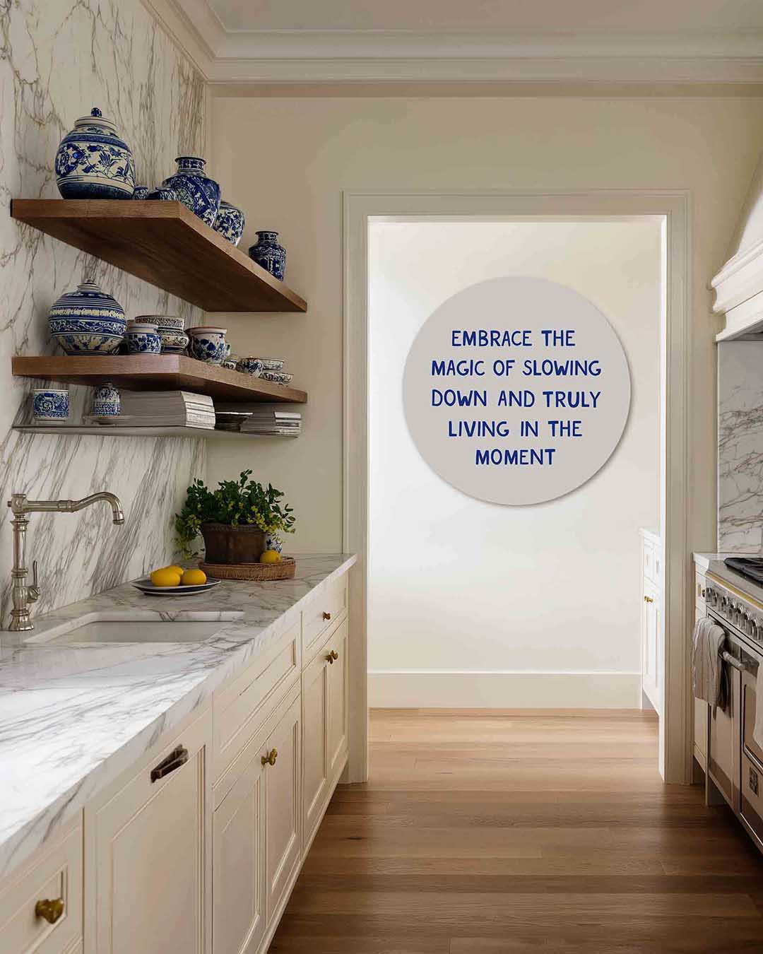 Embrace the magic – dierenprint muurcirkel voor aan de muur